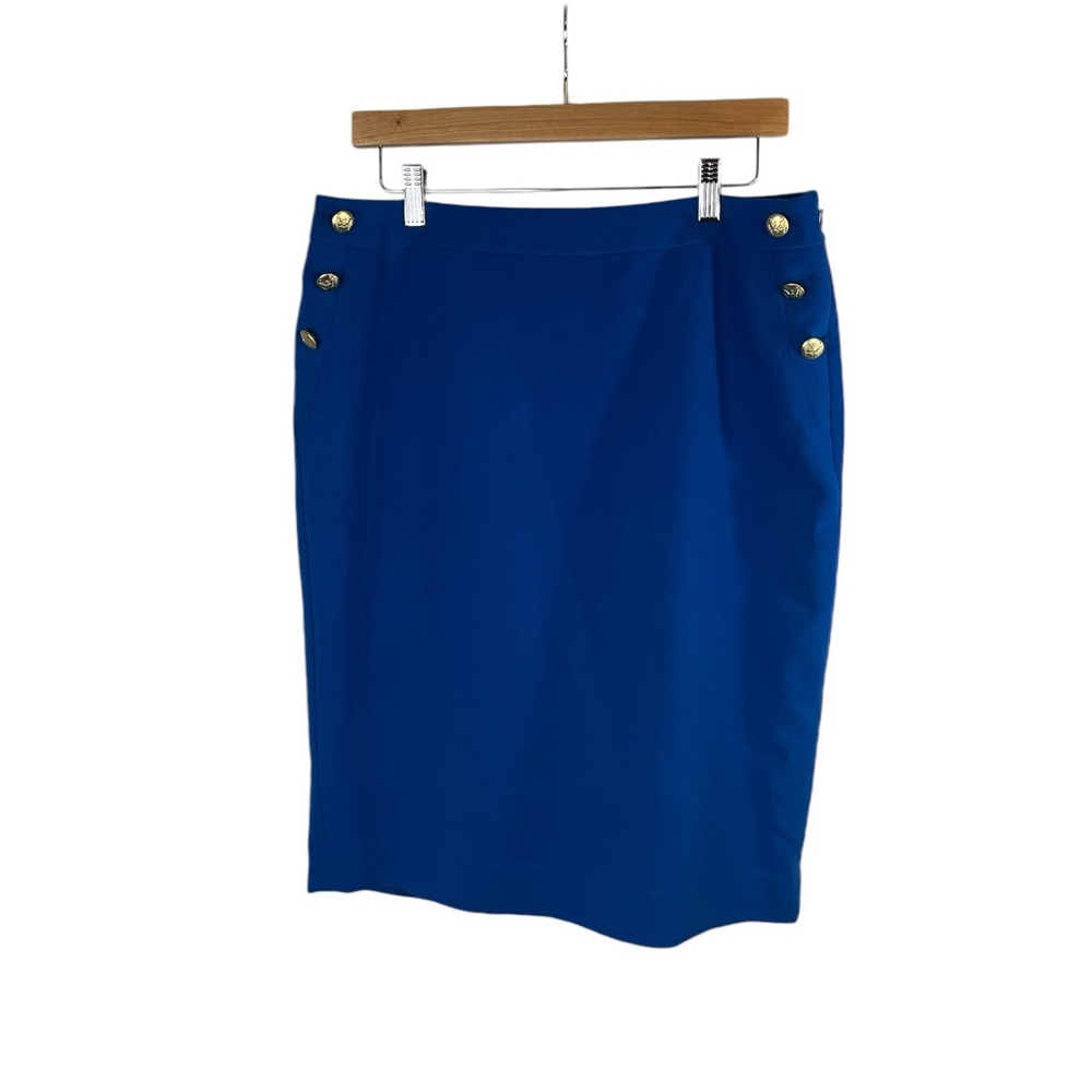 The Limited royal blue pencil skirt size 14 business casual office‎